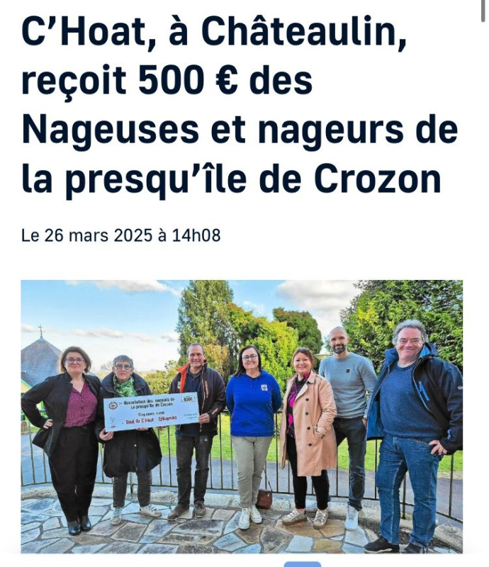 Don des 4€ par inscription de la 10ème TMN