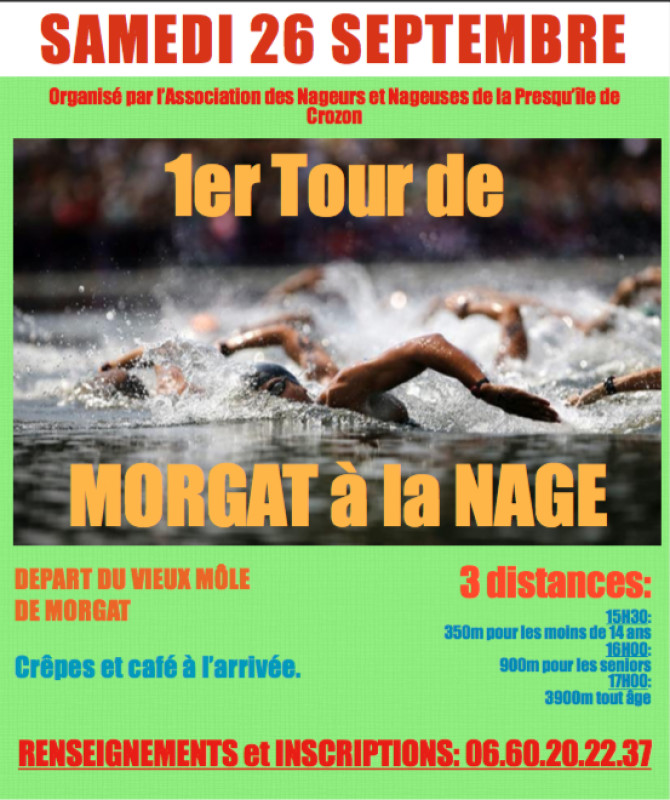 1er Tour de Morgat à la Nage