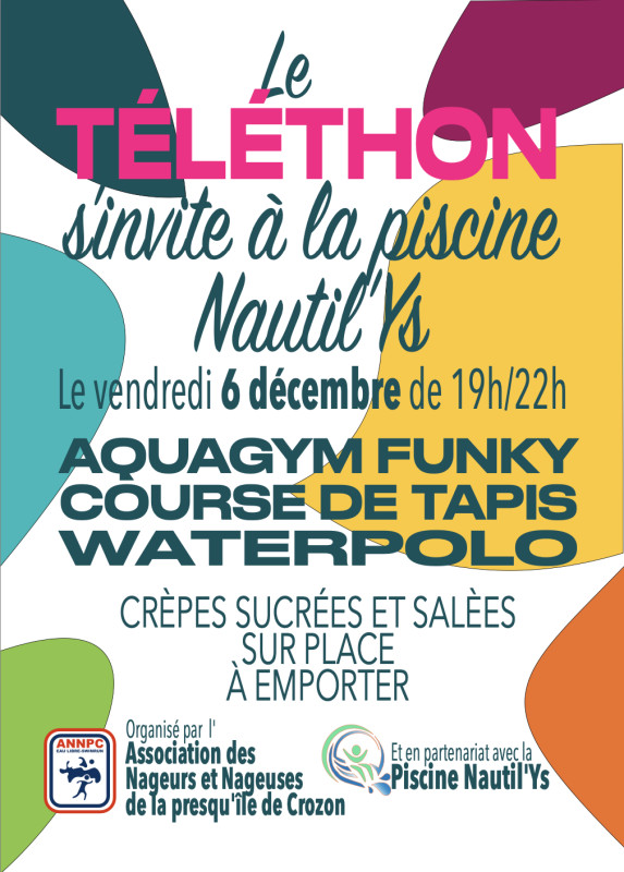 Téléthon à la piscine Nautil'Ys